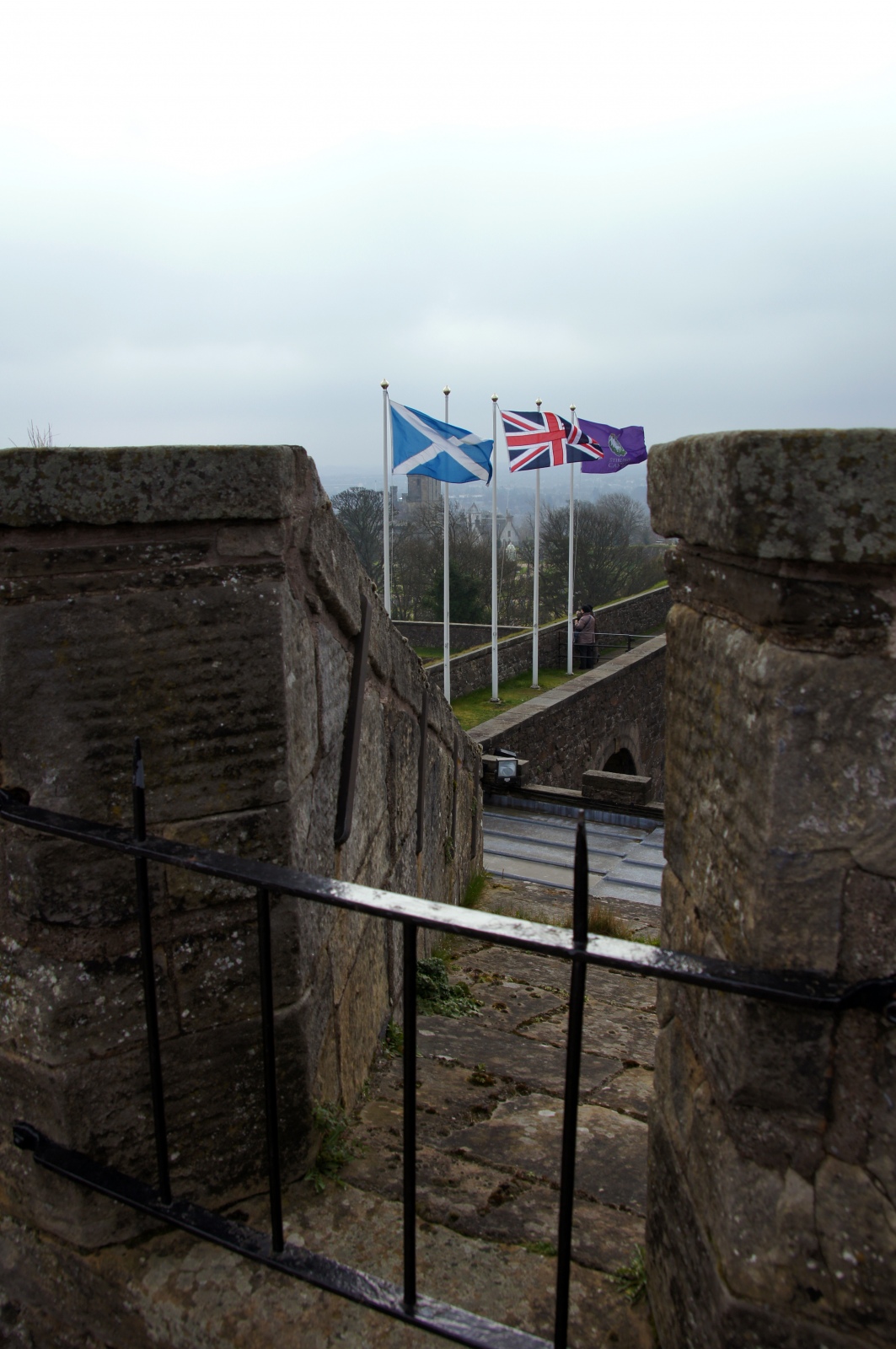 Flags at the Castle