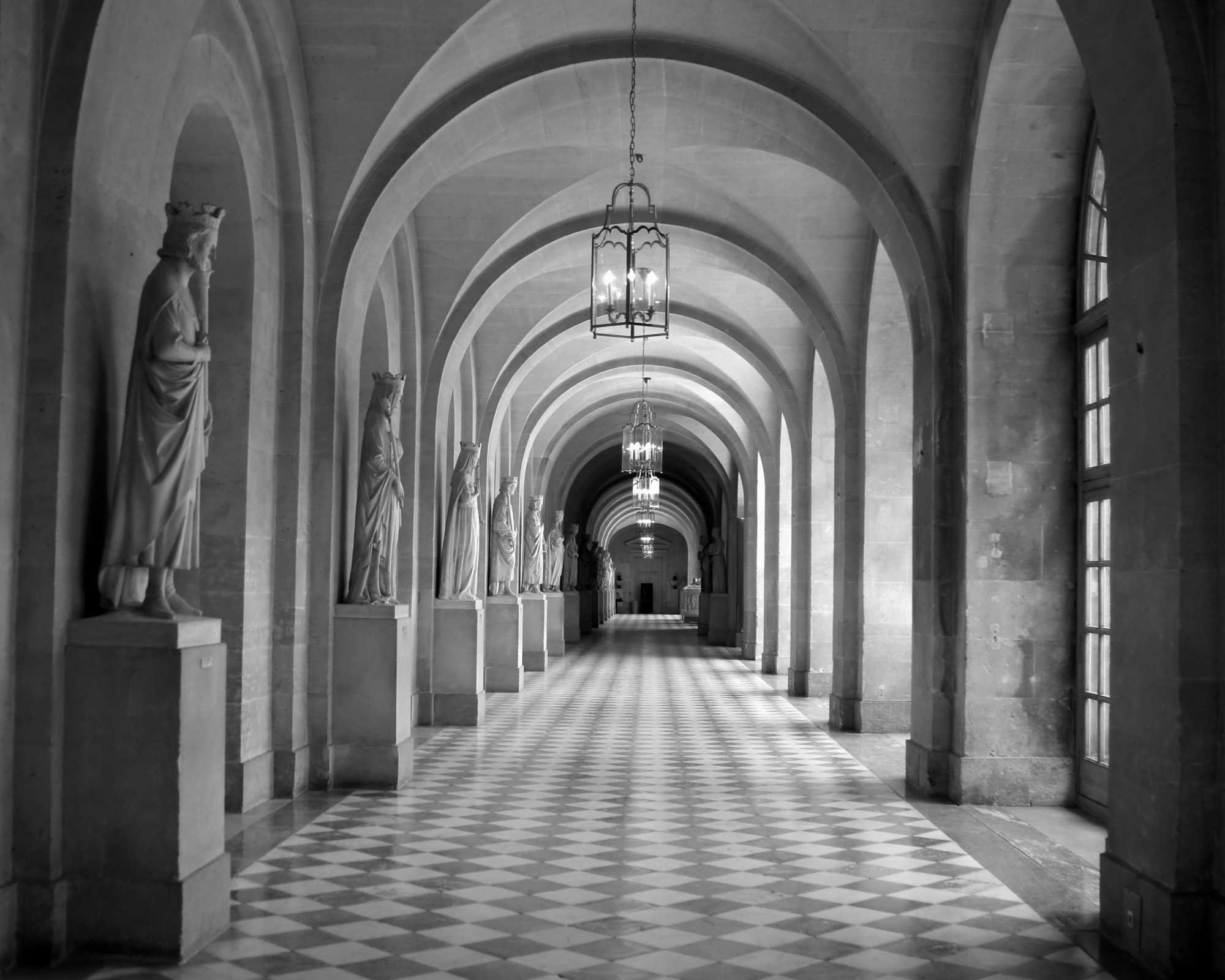 Corridor inside Versailles