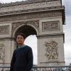 Josh infront of Arc de Triomphe
