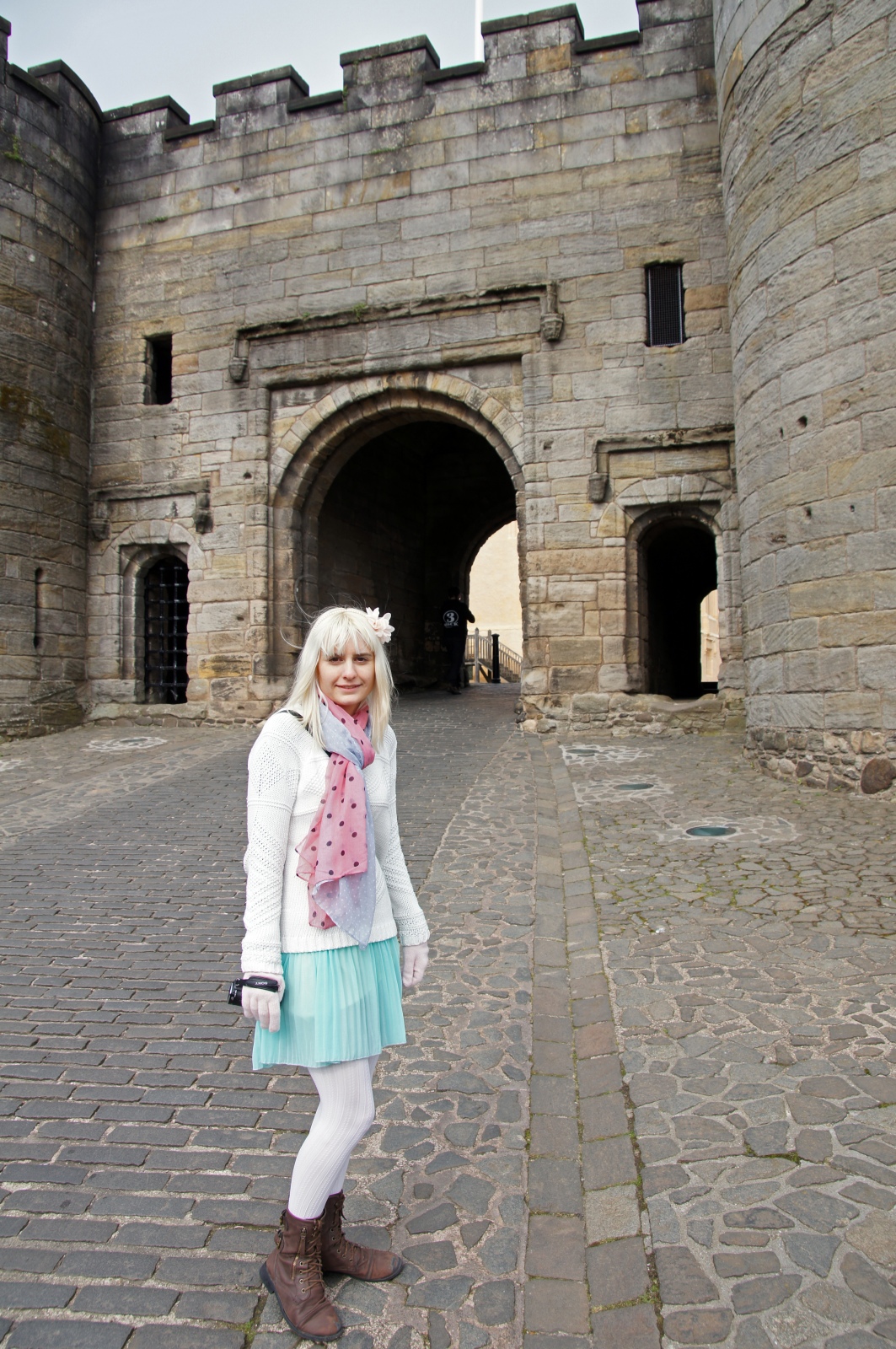 Lisa at Stirling Castle