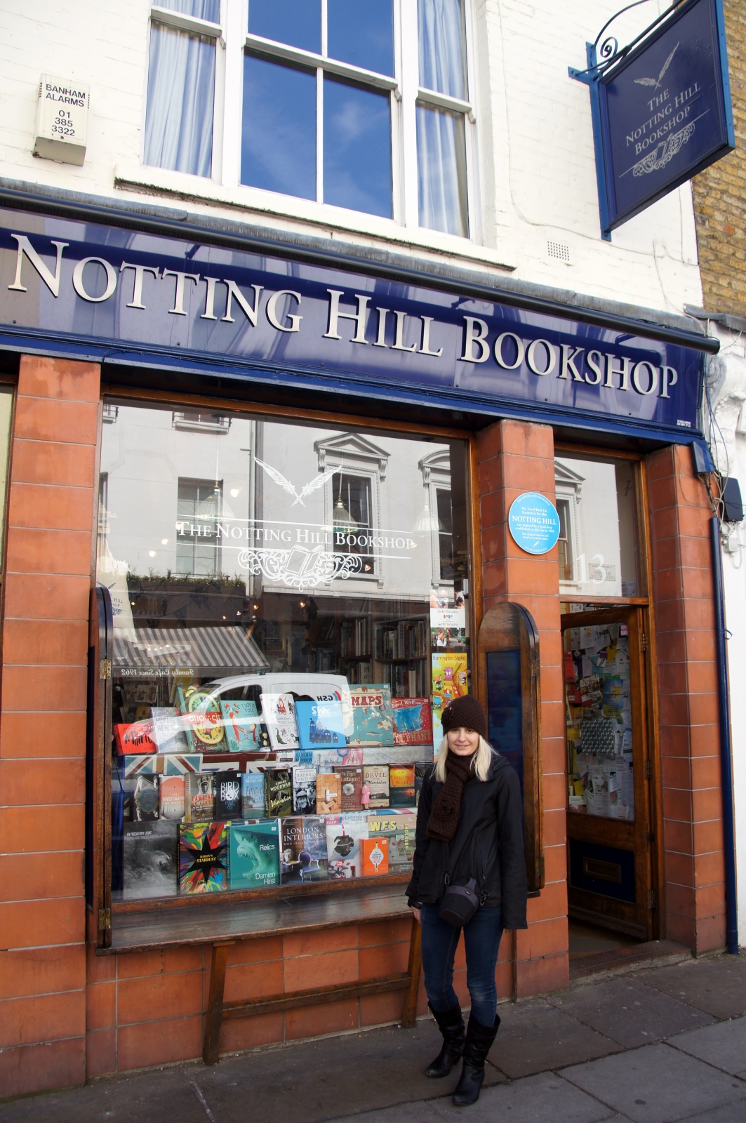 Lisa at Notting Hill Bookshop