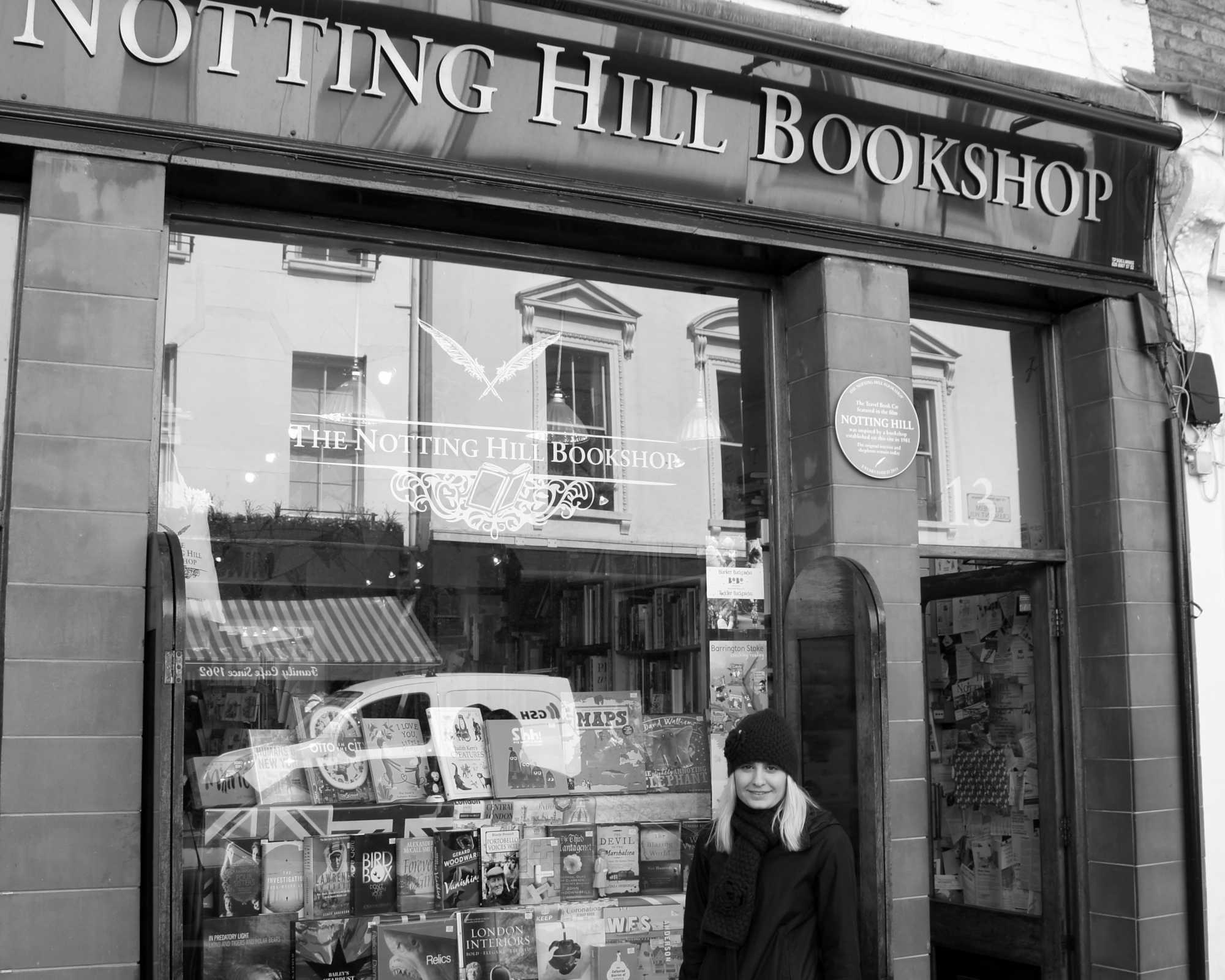 Lisa at Notting Hill Bookshop