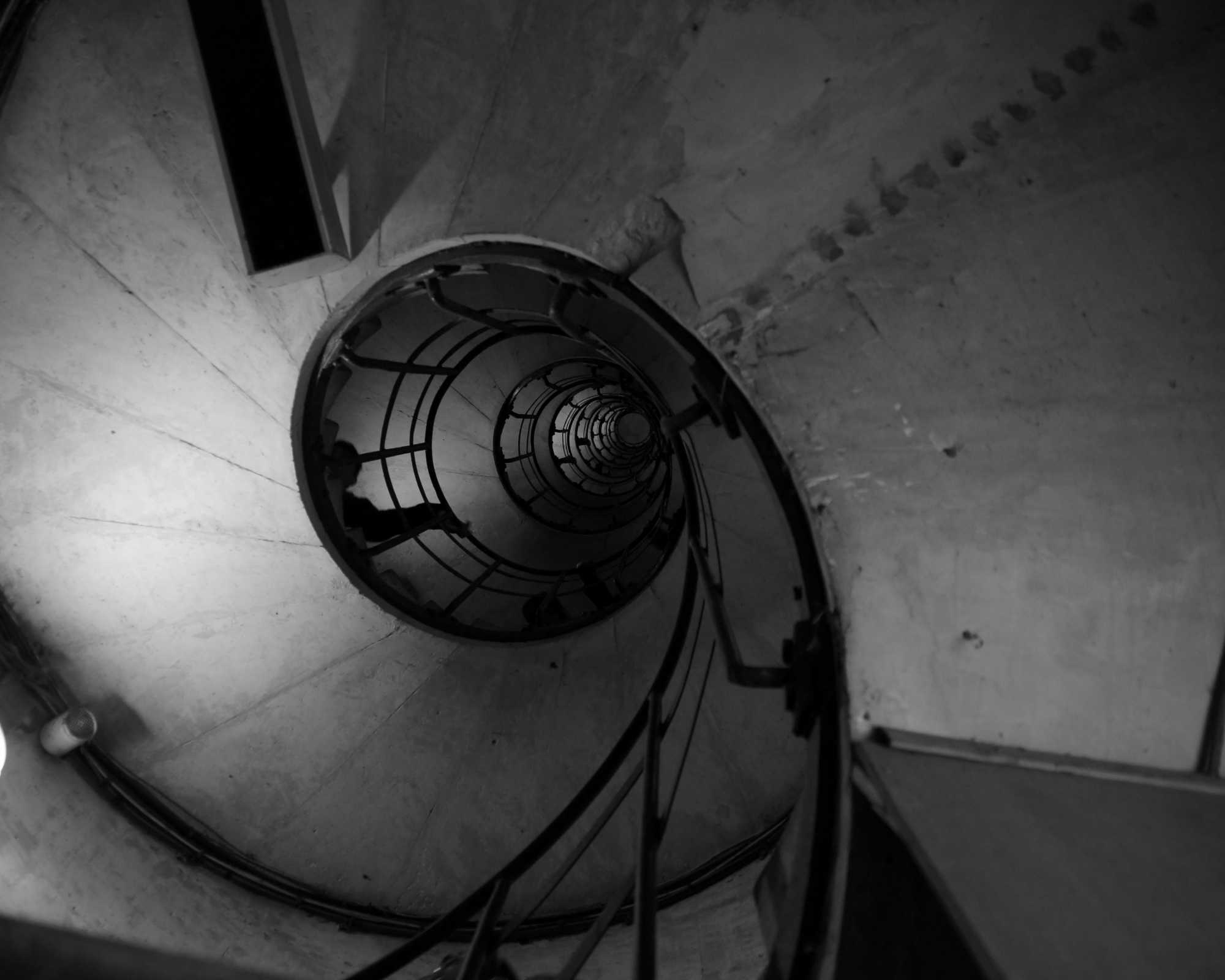 Stairs up the Arc de Triomphe